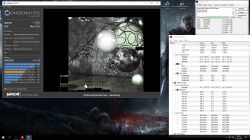 FX-8350 zbija taktowania podczas testu w Prime95 na płycie Gigabyte 970A-UD3