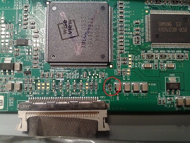 Grundig Xentia 32LXW 82-8625REF - brak obrazu, podświetlenie działa, dźwięk OK