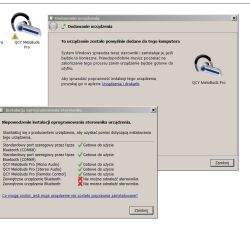 Błąd instalacji sterowników QCY MeloBuds Pro na systemie Windows 7