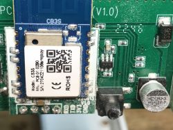 CB3S WiFi Module in Miboxer FUT037W+ LED Controller CB3S WiFi module on the PCB of Miboxer FUT037W+ LED controller