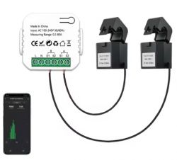 Electrical Energy Monitoring Module with Sensors Energy consumption monitoring module with sensors and mobile app.