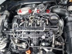 Kolejność wtryskiwaczy piezo 1.6 TDI CAYB 90KM Skoda Roomster – kodowanie IMA w VCDS