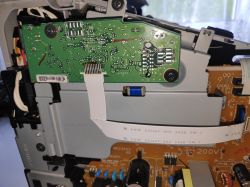 HP Laserjet 1102 - Silnik lasera nie kręci a laser (w kamerz IR) świeci- skad awaria?