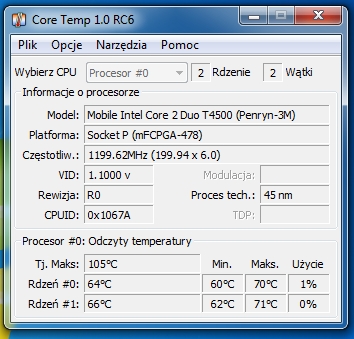 Asus K50I - Zawiesza się po kilku godzinach pracy.