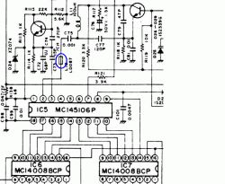 President Jack - Niskie nadawanie po dotknięciu TP3 12V, brak częstotliwości na TP3