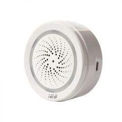 NAS-AB02W6 Ver 2.0 Tuya Siren+Temp+Humidity Sensor: Control LEDs with OpenBK Firmware