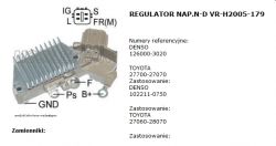 Avensius t25 2.0 D4D 116km - Regulator napiecia uszkodzony