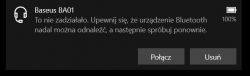 Bluetooth usb 5.0 Realterk - Problem z działaniem pomimo wykrycia przez Windows 