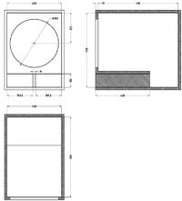 Subwoofer BR na głośniku B&C 15PLB76 Subwoofer BR na głośniku B&C 15PLB76