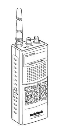 Radio Shack PRO 89 VHF UHF Scanner Reciever Manual