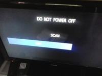  Toshiba TV 32L2333G Displays DO NOT POWER OFF Message Continuously; Unable to Turn Off