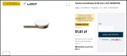 Metalowa taśma szczelinowa Limit 0,08 mm z ceną promocyjną.