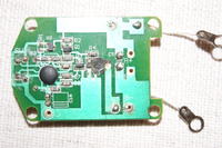 Latarka Mactronic LT-508R - Schemat płytki i elementów po wypaleniu połączeń