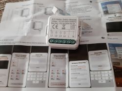Smart switch module on top of a user manual
