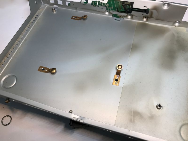 Interior of the old Polsat digital decoder Echostar DSB-717