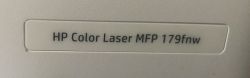 Etykieta drukarki HP Color Laser MFP 179fnw.