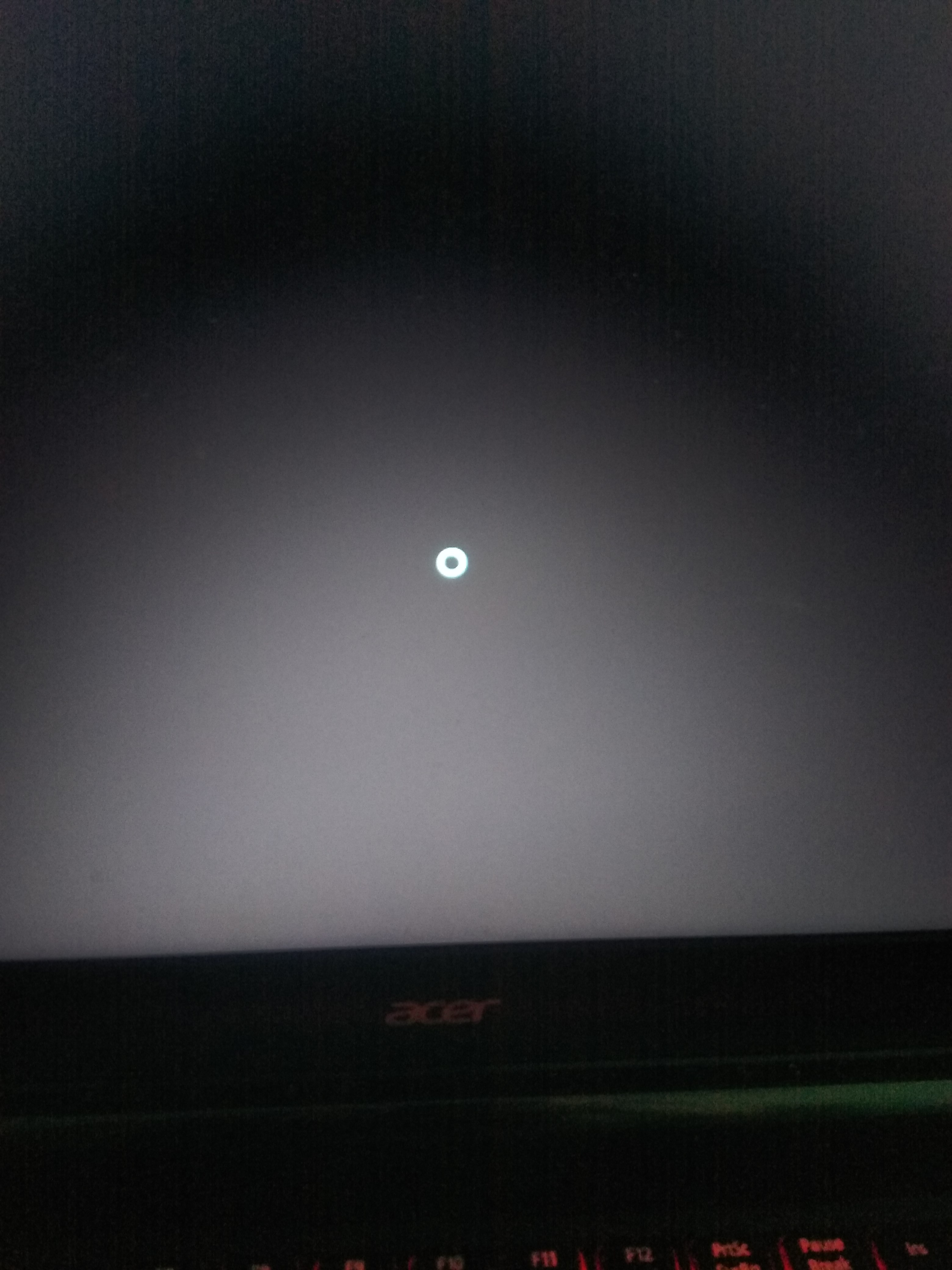 Laptop Acer Szary ekran po instalacji WinBG changer