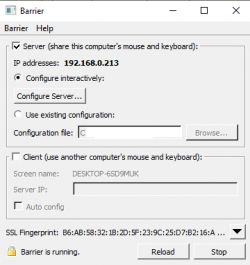 Synergy/Barrier KVM czyli jedna myszka/klawiatura dla kilku komputerów