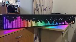 Audio spectrum display (ESP32, WS2812B)