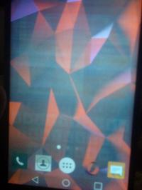 LG G4 Stylus Display - glow from previous activities remains - icons etc.