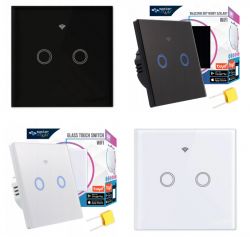 [ESP8285] Włącznik światła WiFi LED master podwójny - programowanie