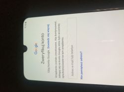 Samsung A50 - blokada konta Google
