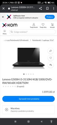 Lenovo G500H - Wymiana taśmy matrycy nie przywróciła podświetlenia ekranu