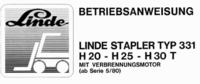 Wózek widłowy Linde H 25 - potrzebny schemat elektryczny