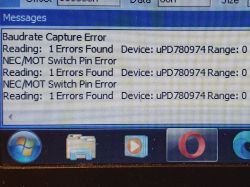 UPA USB - Błędy odczytu przy ustawianiu zwór w NEC uPD780973/4