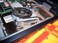 HP NC6000 - jak bezpiecznie podgrzać chipset hot airem?
