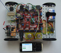 BlueRover, sterowany akcelerometrem z telefonu