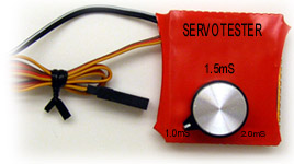 Tester serwomechanizmów RC. Tester serwomechanizmów RC.