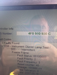 Audi A6 C6 2008 - Error dEF after Odometer Repair: Replaced Inverter, 74HC08A & Si9945A MOSFET