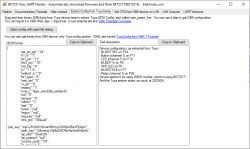 BK7231 Easy UART Flasher Screenshot Screenshot of BK7231 Easy UART Flasher software with device configuration.