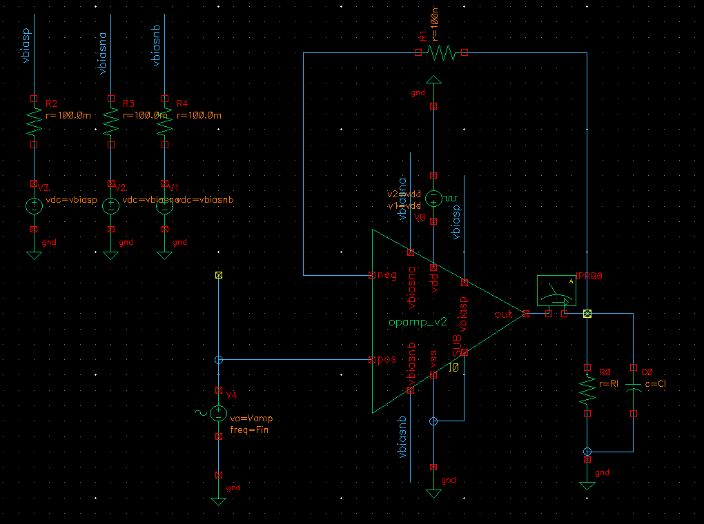 Folded cascode opamp biasing and stability | Forum for Electronics