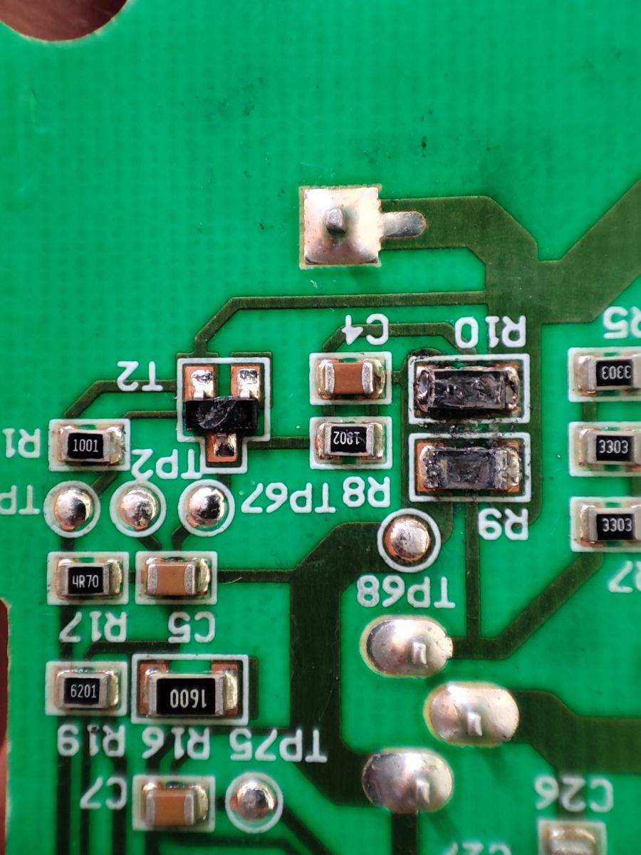 Bosch 18V 40 Charger Identifying Damaged PCB Components