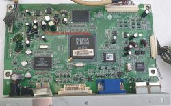 Dell 2005FPW - Brak sygnału DVI-D. Wymieniane kondens.