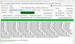 Screenshot of the BK7231 Easy UART Flasher program with a Write success! message.
