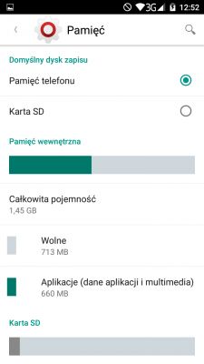 Landvon XM100 plus - Jak ustawić pamieć która wciąż ładuje.