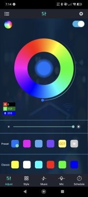 Tecknet TK-WL001 hexagon lights: unknown Bluetooth chip - internal/external device pics