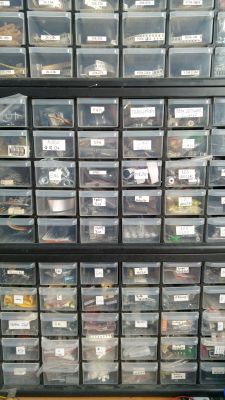 Custom organiser/drawers for small components, parts - design and 3D printing