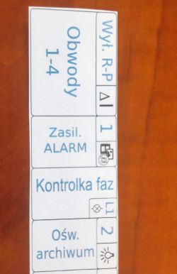 Jaki program do tworzenia opisów w rozdzielnicy? (załącznik)
