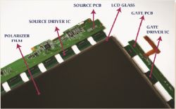 Lenovo Latitude 3550 - Nieprawidłowy obraz na matrycy LTN156HL02-001, prześwity ikon
