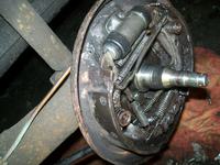 VW Golf II 1.3 1989r. - Gorący lewy bęben tylnego koła...