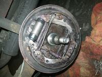 VW Golf II 1.3 1989r. - Gorący lewy bęben tylnego koła...