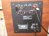 jak podłaczyc subofer od kina domowego pod wzmacniacz Akai am 37 ?