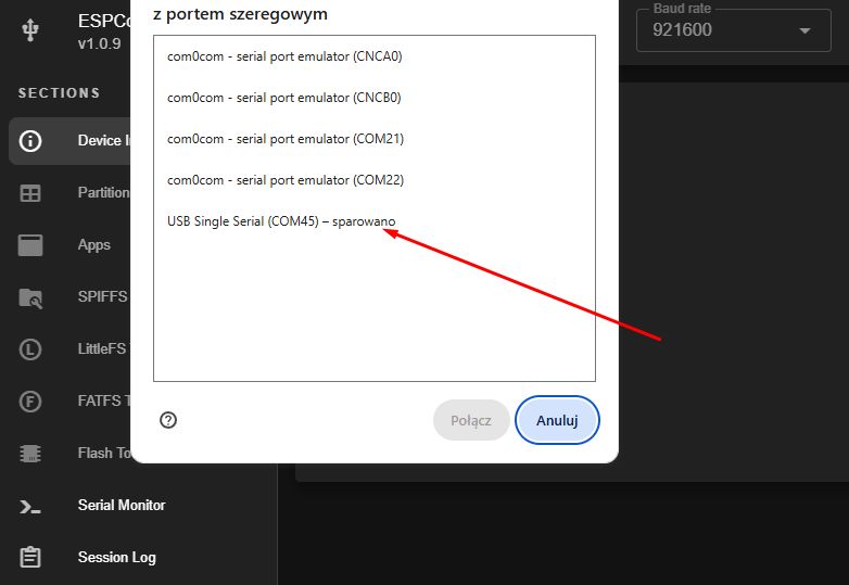 ESPConnect - a convenient tool for ESP8266/ESP32 in the browser - flash, partitions, information