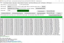 BK7231 Easy UART Flasher interface with Write success! message.