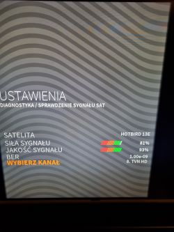 Co jest powodem słabszego sygnału? PolsatBox 4K Lite, Fuba DAA 85cm.
