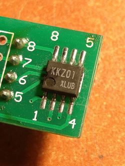 Kenwood KRC-993 – odczyt EEPROM KKZ01F (93c46) – programator widzi same zera